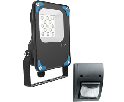 LED 10 watt LED lyskaster med bevegelsessensor (LED-bs-22010)((L-LCD‐FK‐013))