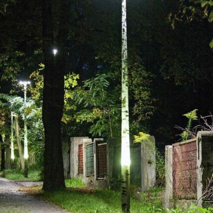 LED komposit gatelys stolper (ALU-KOM)
