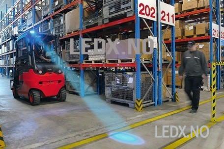 LED sikkerhets lys 10 watt