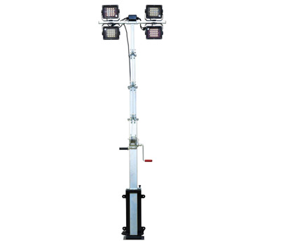 LED 4x75 W Mobil lys mast model KT (LED-IT-KT)