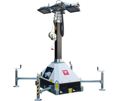 LED 4x160 W Mobil lys mast model OR (LED-IT-OR)