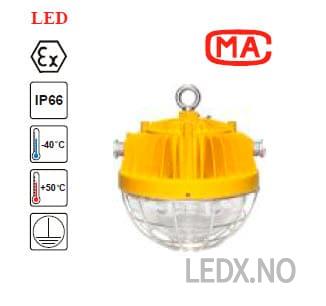 LED lys eksplosjon sikker lampe IP66 modell 5 (LED-E-IP66M5)