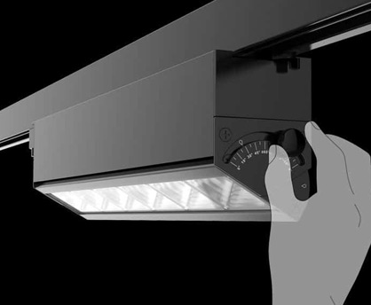 LED tracklight justerbart 54watt (LED-JUS-5418)(A-LTA02-06011)
