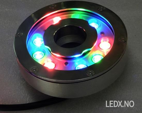 LED 27W RGB undervanns lys (LED-RGB-12-2427)