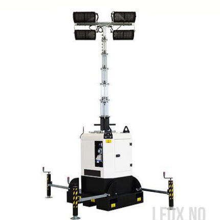 LED 4x320 W Mobil lys mast model B (LED-IT-BAS)