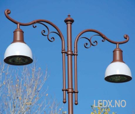 LED gatelys gammel stil modell-26 (LED-F-GOA)