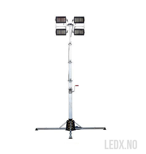 LED 4x160 W Mobil lys mast model MT (LED-IT-MT)